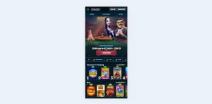 FamBet homepage viewed at mobile width with responsive navigation