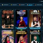 FamBet live casino category showing live dealer navigation